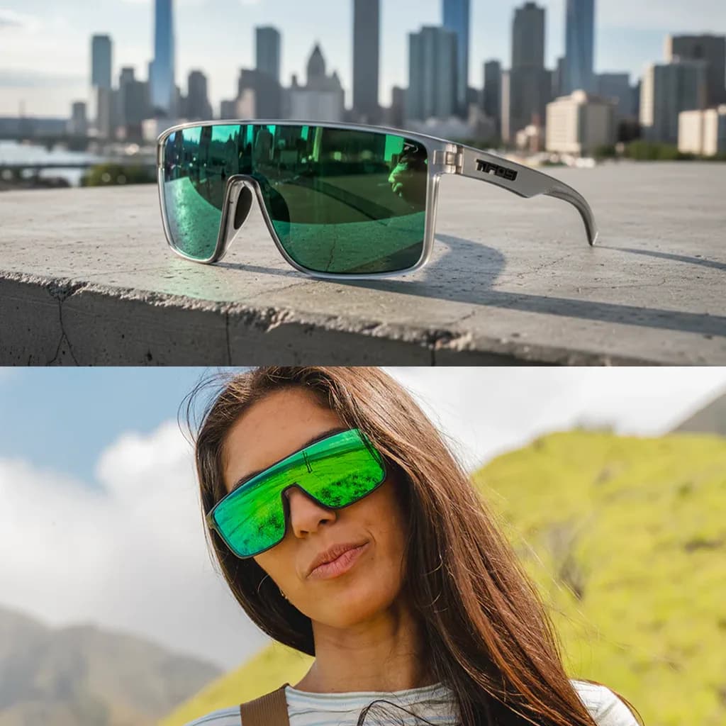 Lentes Tifosi Sanctum Green Polarized — vista 2