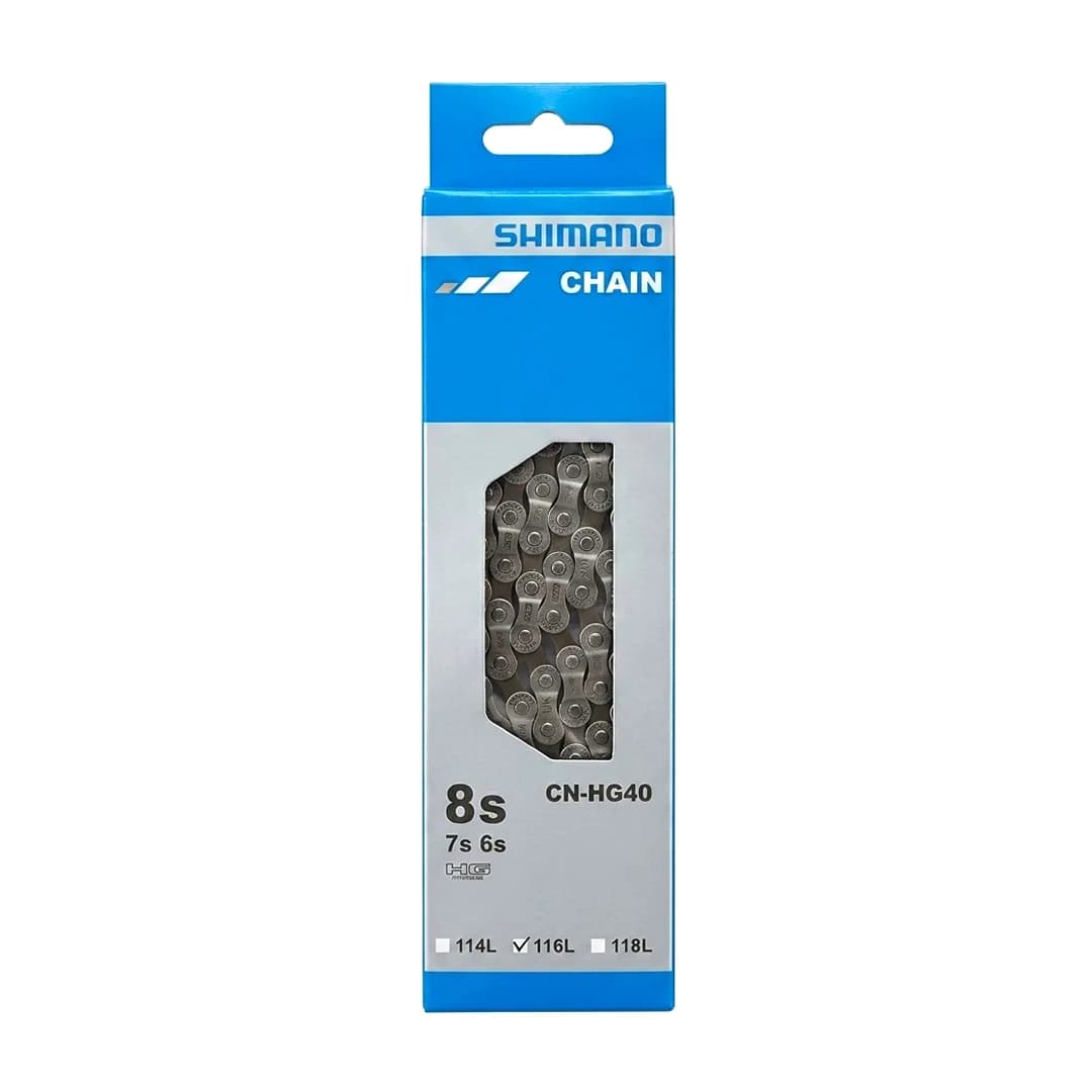 Cadena Shimano CN-HG40 de 6,7 y 8 Velocidades